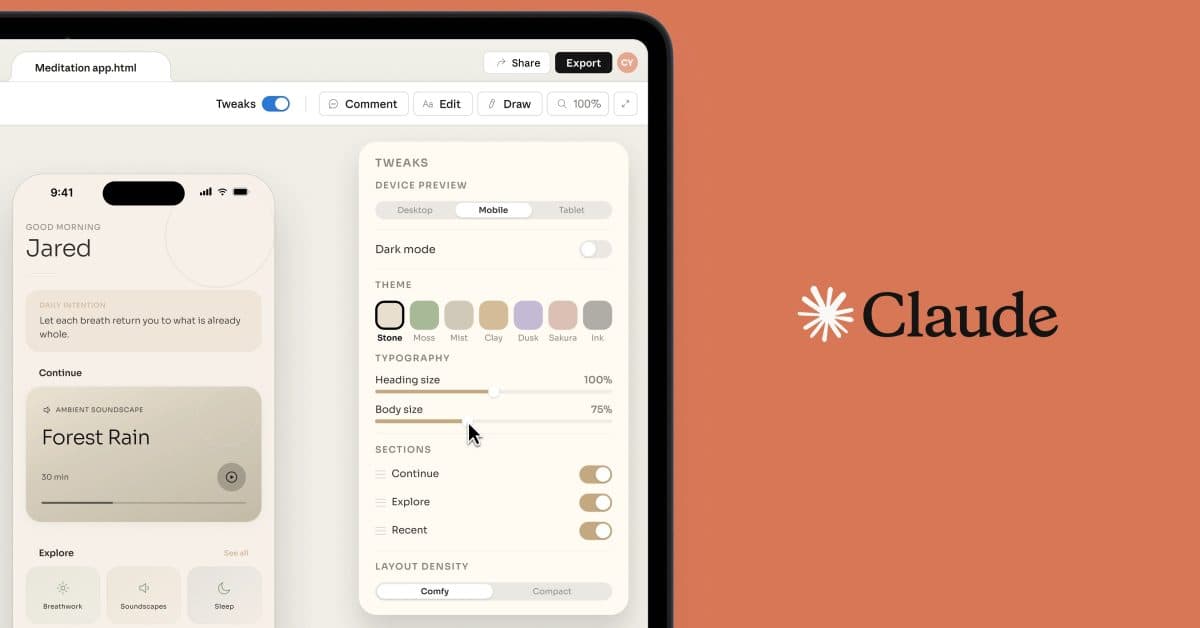 Anthropic Launches Claude Design for Quick Visuals