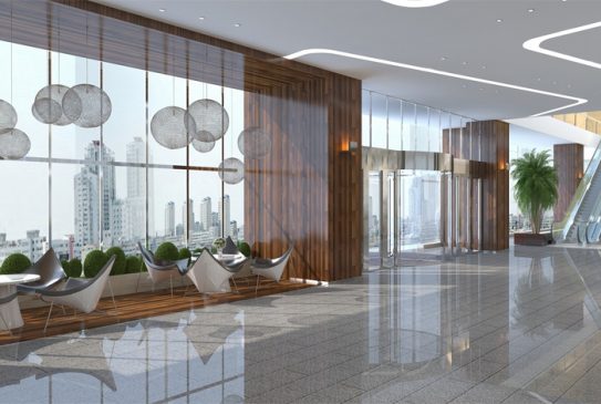 Innovative and Modern Glass Interior for Commercial Buildings