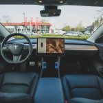 tesla car interior