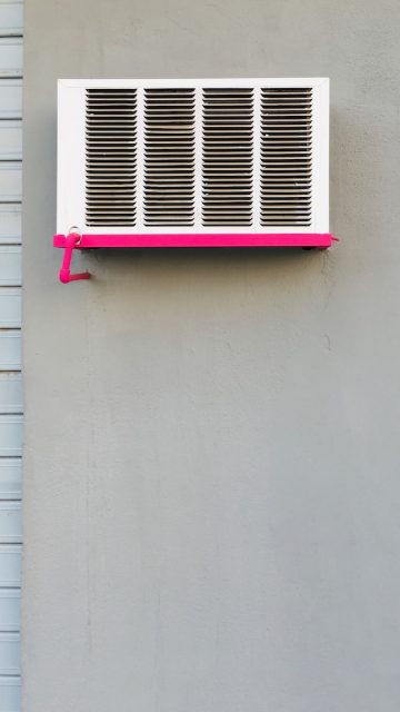 a vent on a wall