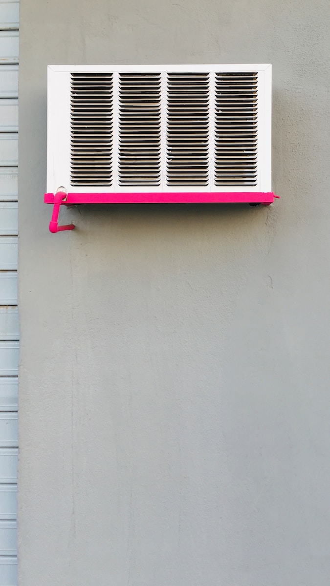 a vent on a wall