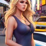 ai generated, woman, blonde