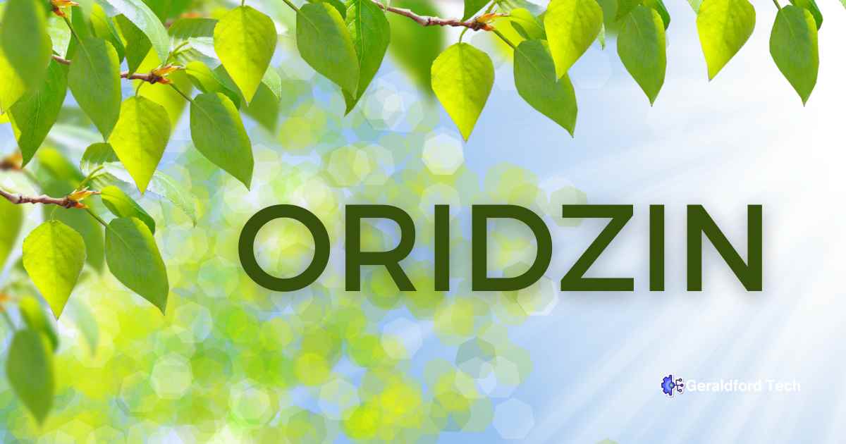 Oridzin: Unveiling the Future of Innovative Solutions