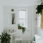 white ceramic pedestal sink