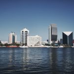 city skyline across body of water during daytime