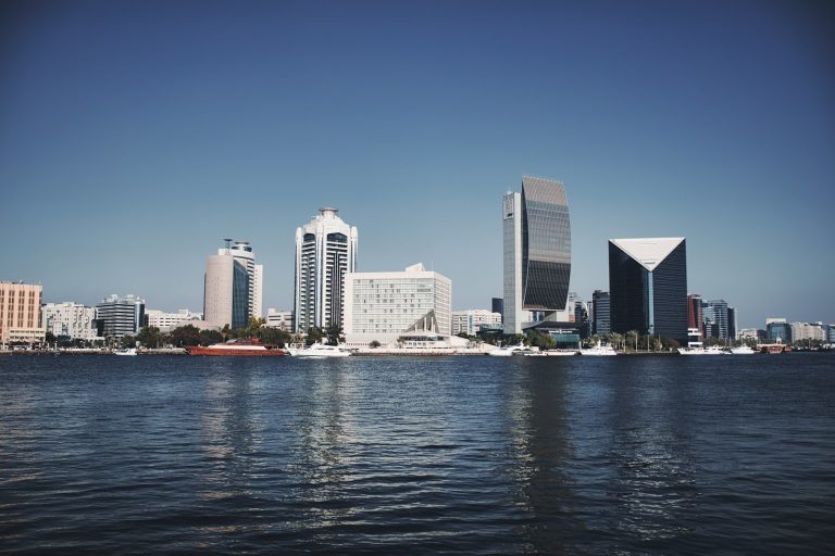 city skyline across body of water during daytime