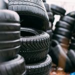 piles of car tires