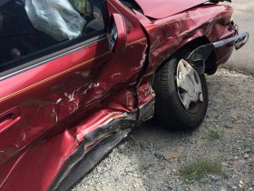 car accident, totalled, car