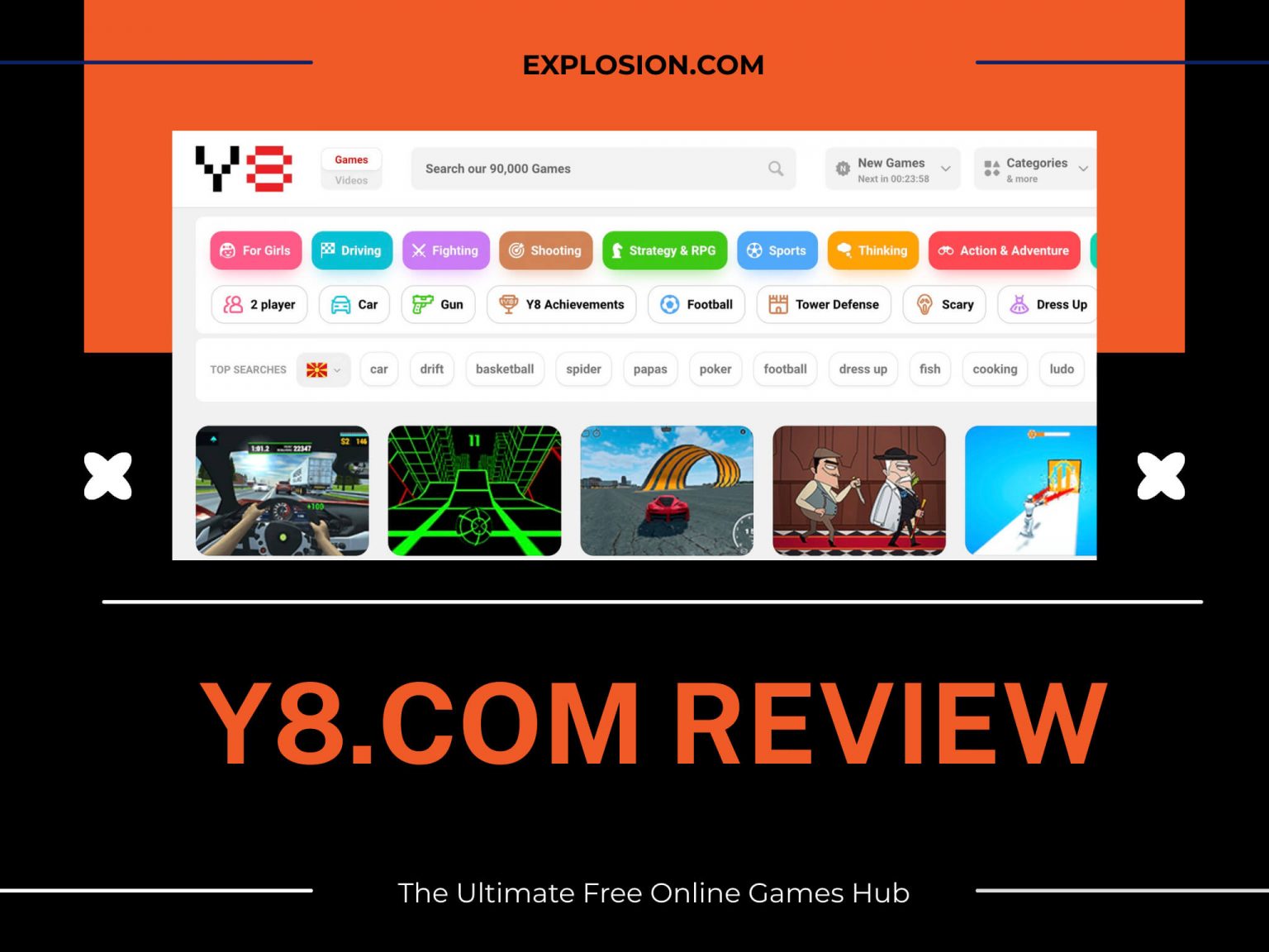 Y8.com Review: The Ultimate Free Online Games Hub