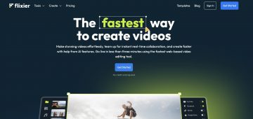 Flixier - video editing tools