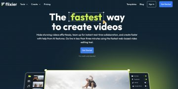 Flixier - video editing tools