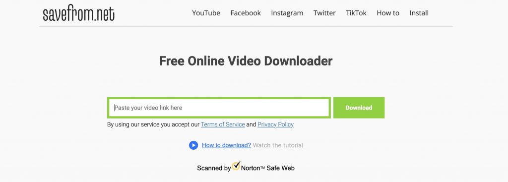 SaveFrom.net - download videos from youtube