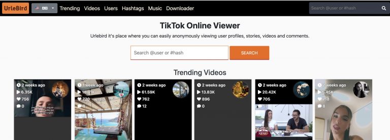 Urlebird - TikTok Viewer